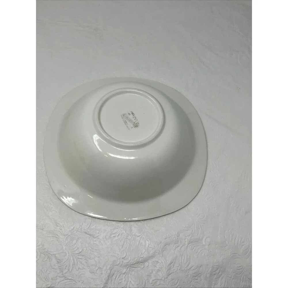 Taylor Smith & Taylor Conversation DAYLILY Round Serving Bowl 9” Rimmed